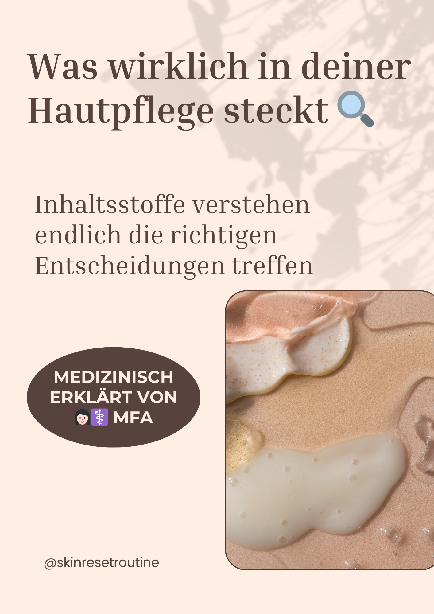 Was wirklich in deiner Hautpflege steckt Inhaltsstoffe verstehen als MFA 🔍