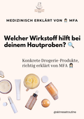 Welcher Wirkstoff hilft bei deinem Hautproblem? 🔍